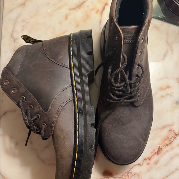 🆕 Men’s Dr. Martens Brown Leather Boots - Size 13 - Picture 4 of 8